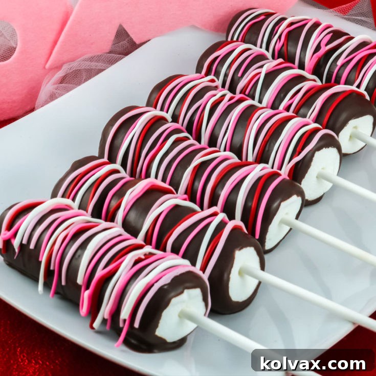 Valentines Marshmallow Pops