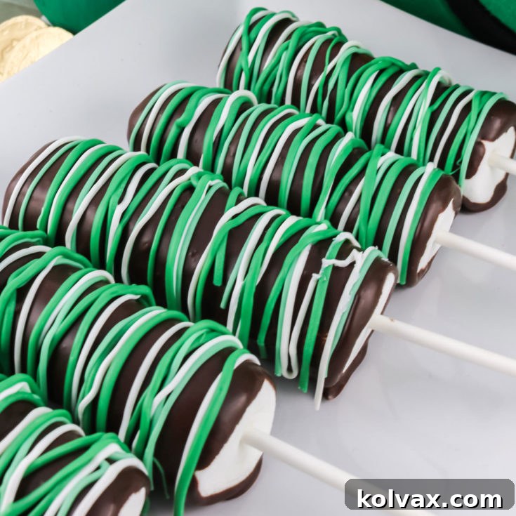 St. Patrick's Day Marshmallow Pops