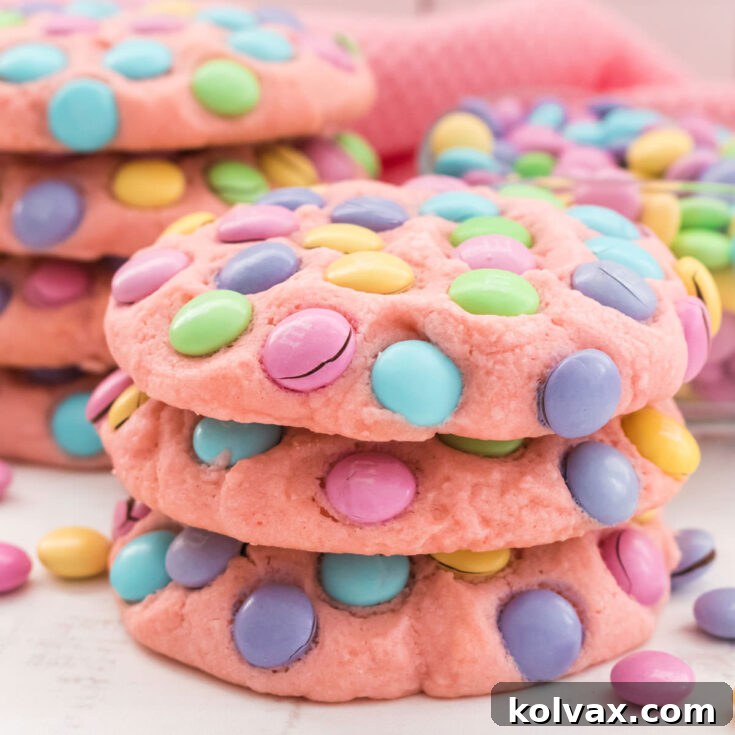 Easter M&M Sugar Cookies