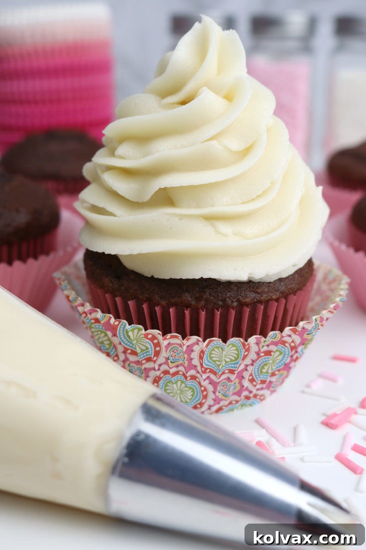 How to Frost Cupcakes with a perfect swirl
