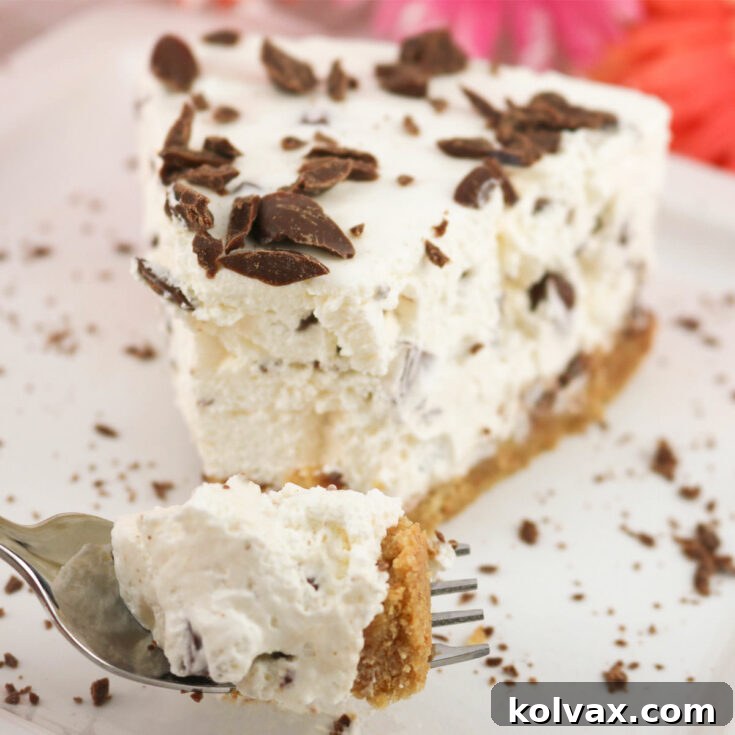 S'more Pie, beautifully presented and ready to be served, with a note for printability.