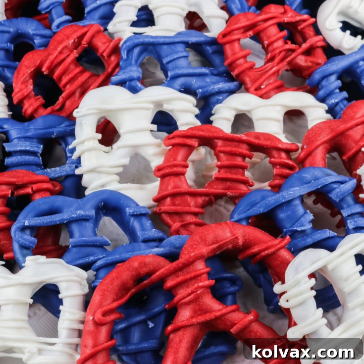Patriotic Pretzels