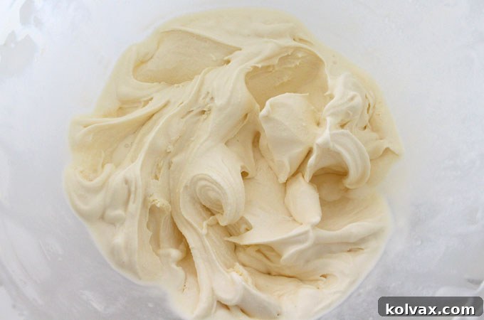 Softening vanilla ice cream in a stand mixer