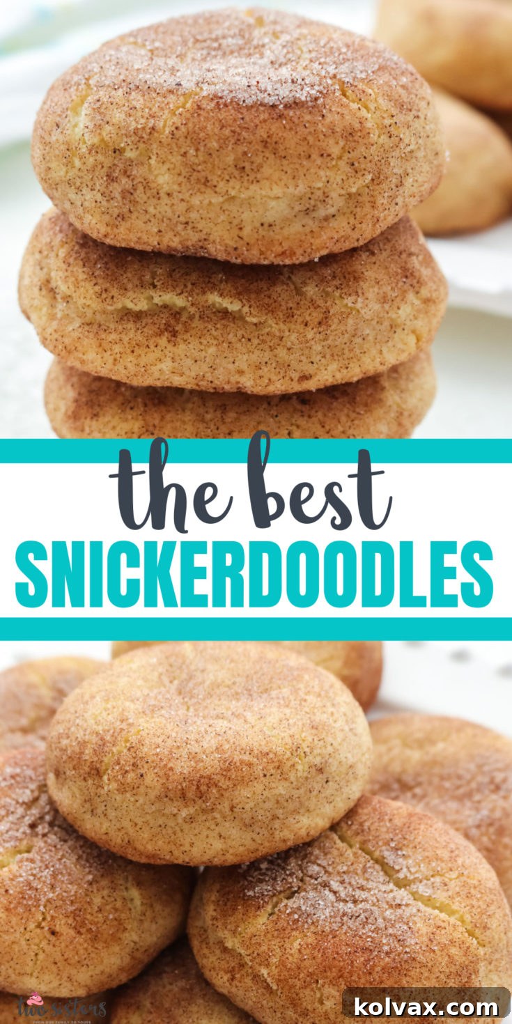 Snickerdoodle Cookies on a cooling rack