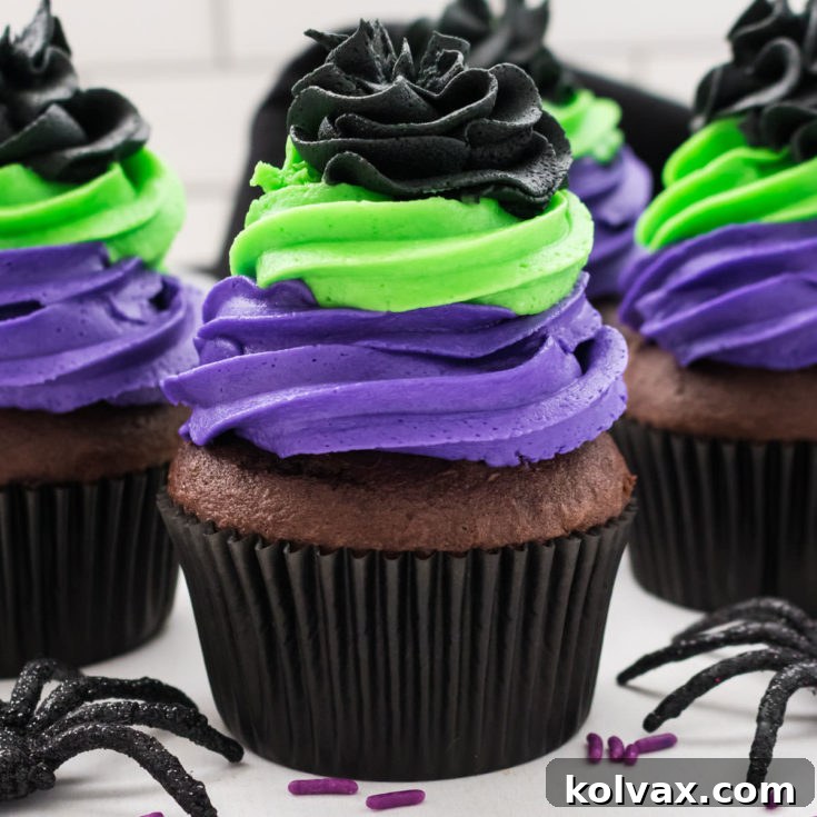 Bewitched Halloween Cupcakes