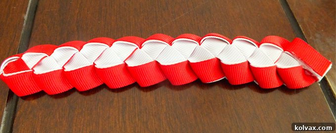 Finished Braid for Flip Flop