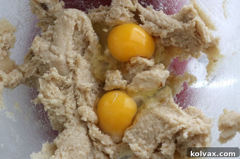 Carrot Cake Bar Dough Ready for Baking