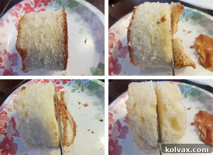 Creating the Mini Cake Layers