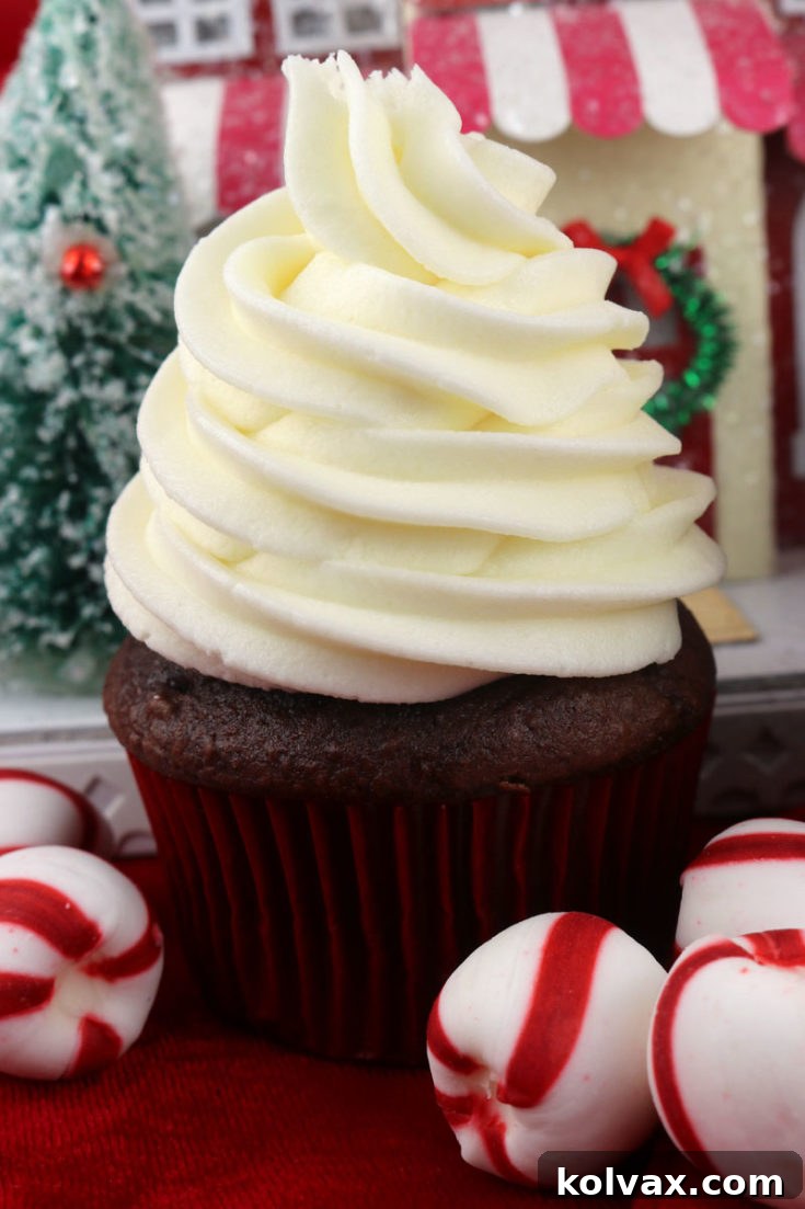 The Best Peppermint Whipped Cream Frosting for Holiday Desserts
