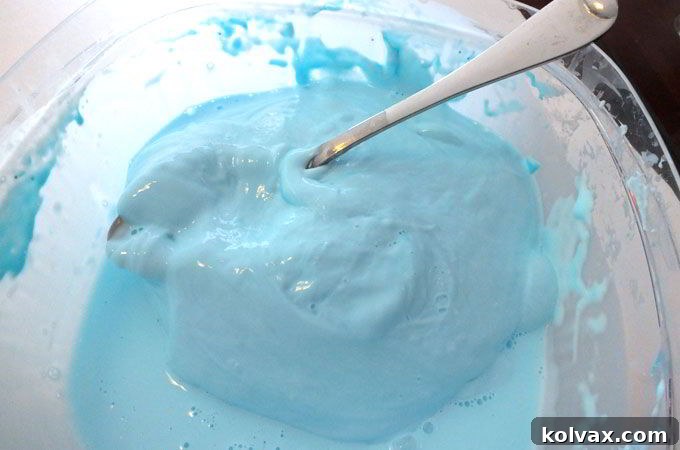 Continue Stirring the Gak Mixture to Achieve Desired Slime Texture
