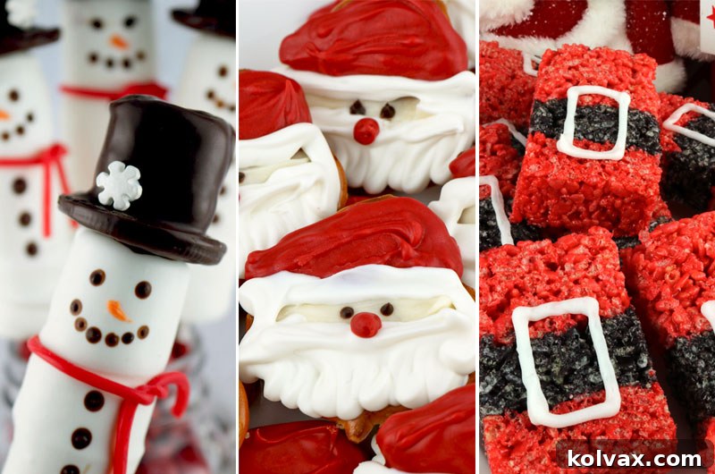 A vibrant collection of Our Most Adorable Christmas Treats, featuring festive cupcakes, pretzel bites, and more, perfect for inspiring your holiday baking list and bringing joy to your celebrations. Save these yummy Christmas Treats for later and discover more great Christmas Food Ideas. #christmasdesserts #christmastreats #holidaybakinglist #TwoSistersCrafting