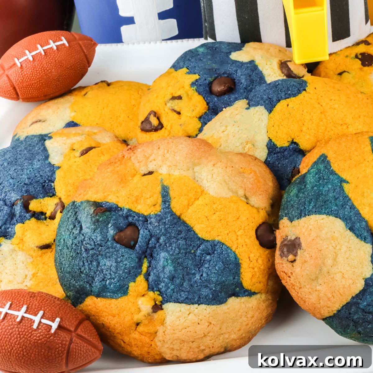 Los Angeles Rams Chocolate Chip Cookies