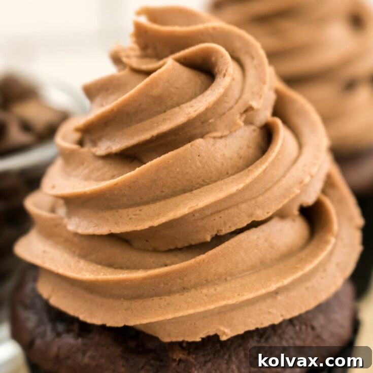 The Best Mocha Buttercream Frosting