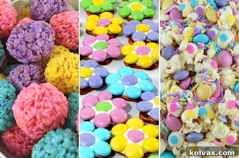 Our Most Delicious Spring Desserts - a large variety of our most colorful and most delicious Spring Desserts all in one post for you to enjoy. Each and every one of these Easter Desserts will get rave reviews from your family and friends. Save these yummy Spring Treats for later and follow us for more great Easter Food Ideas. #EasterDesserts #EasterFood #Cookies #SpringTreats #Spring