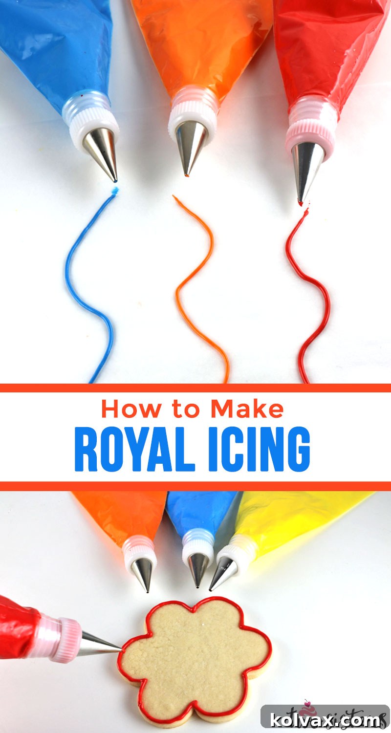 Easy Royal Icing Recipe for Decorating Cookies and More