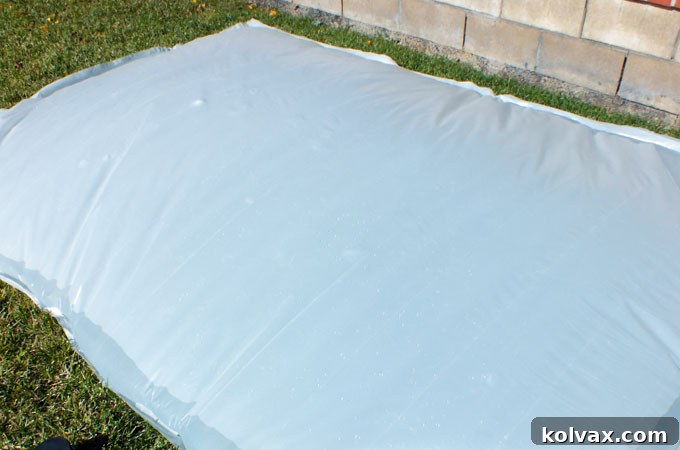 Air Pocket Created During Water Blob Filling: A Hidden Obstacle