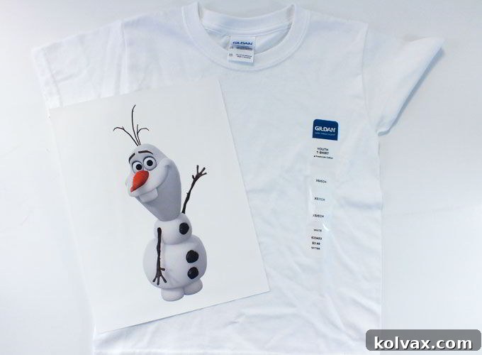 Printed Iron On transfer paper