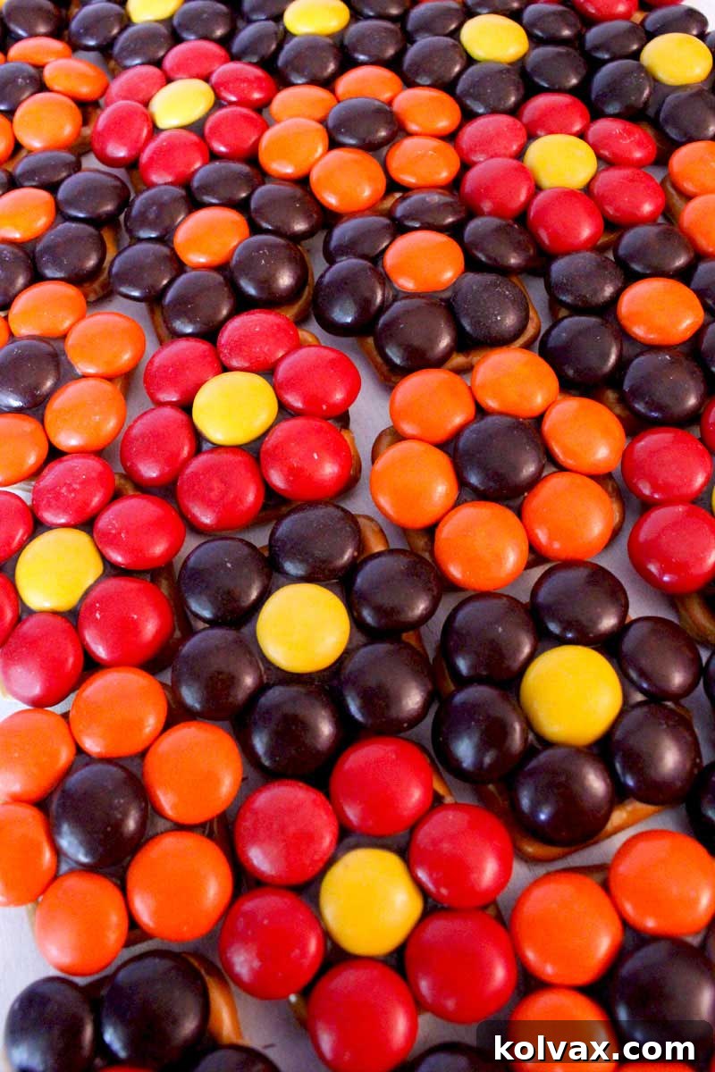 Fun & Beautiful Harvest Flower Pretzel Bites: Sweet, Salty, Crunchy