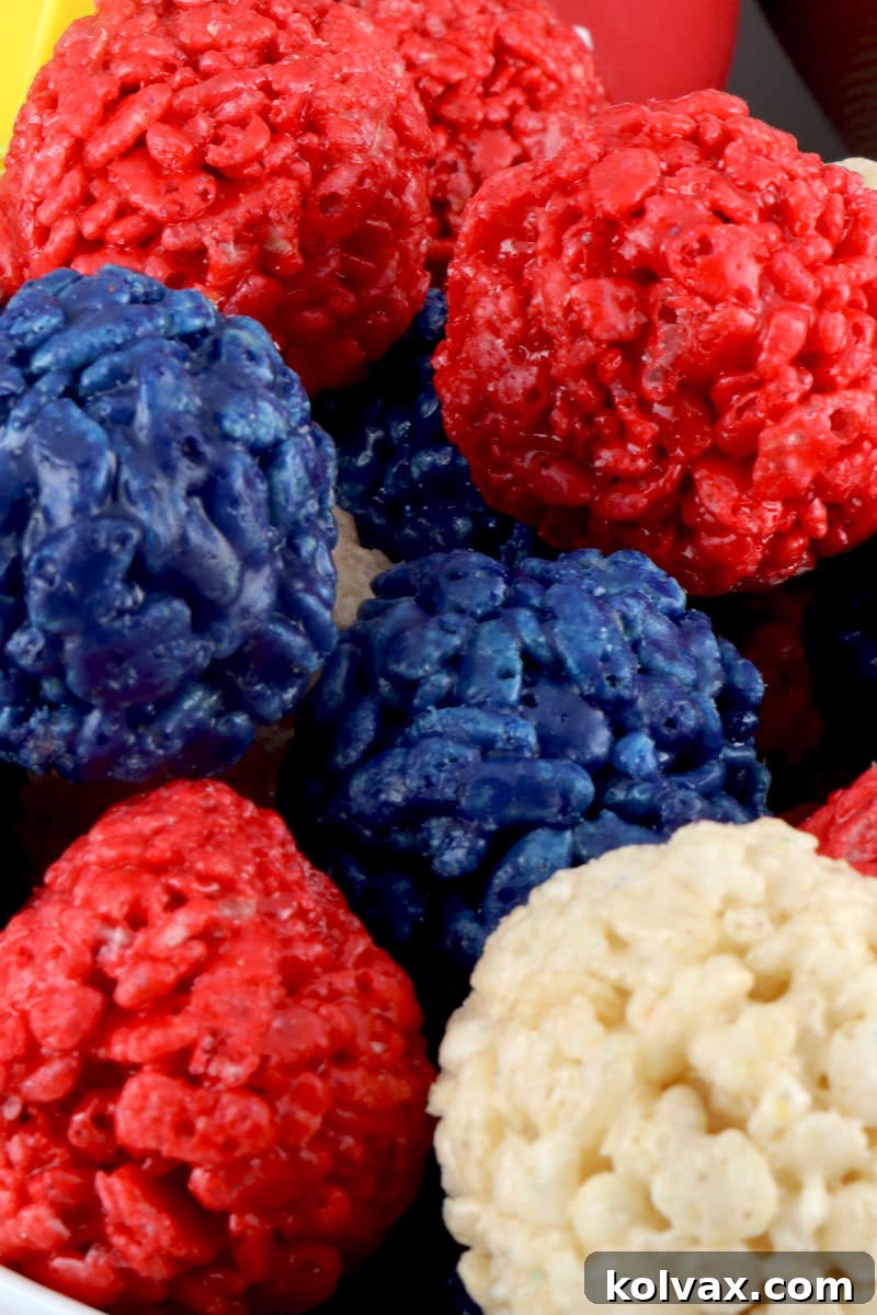 Close up of Houston Texans Rice Krispie Bites, showcasing the vibrant team colors and delicious texture.