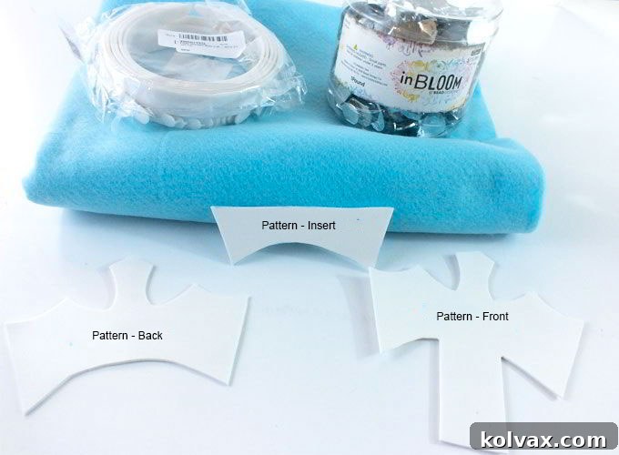 All the necessary supplies laid out for crafting magical Disney Frozen Elsa Crowns, including felt, headbands, glue, and glitter.