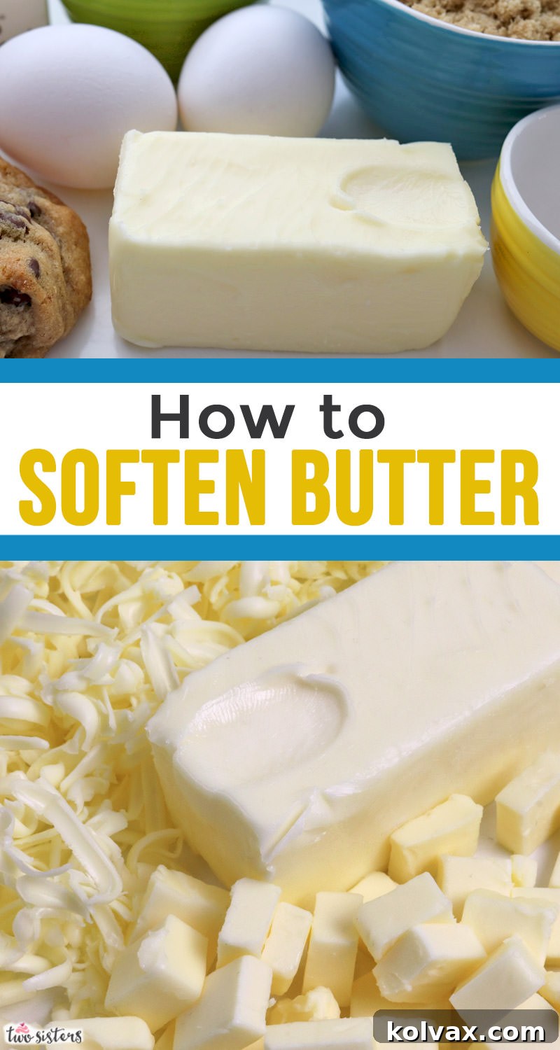 Various Methods for Softening Butter on a Kitchen Counter
