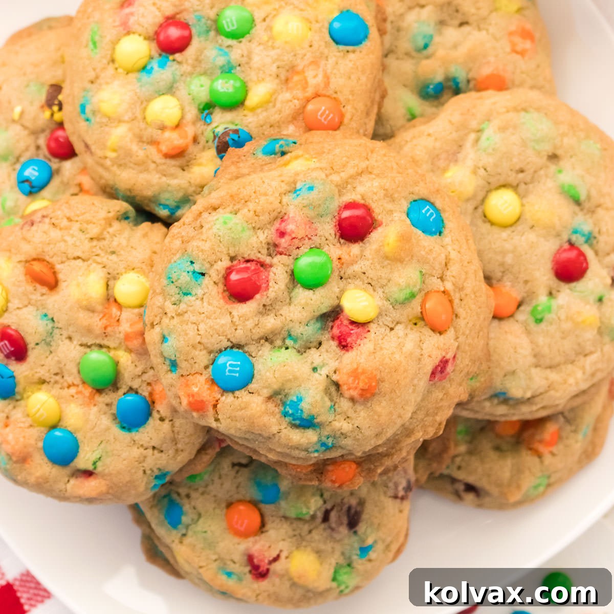 Mini M&M Cookies - Featured Image