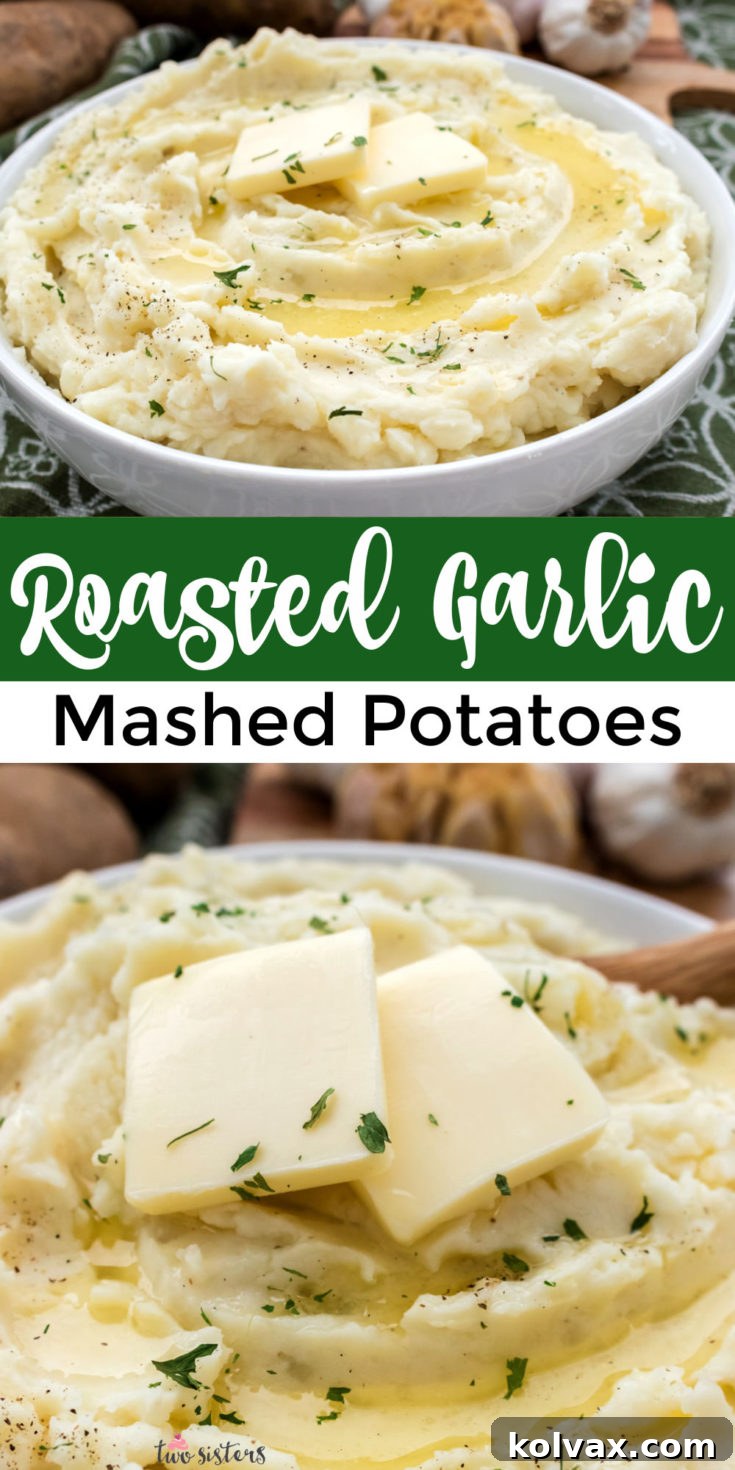 Roasted Garlic Mashed Potatoes