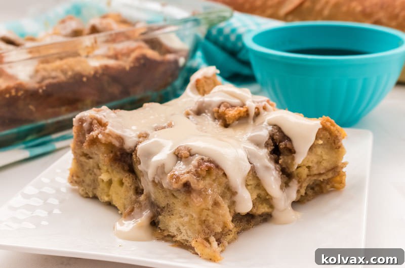 Maple Glazed French Toast Casserole 2 Delicious French Toast Casserole with a generous drizzle of Maple Syrup Icing, perfect for Christmas Morning breakfast or any special occasion.