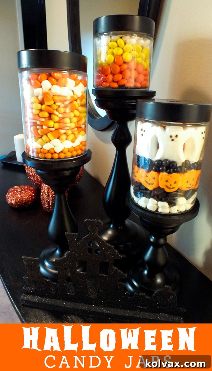 Halloween Candy Jars