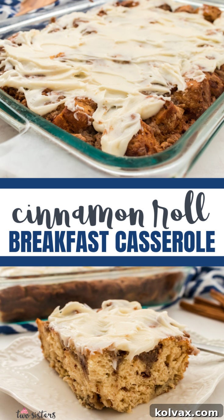 Cinnamon Roll Breakfast Casserole