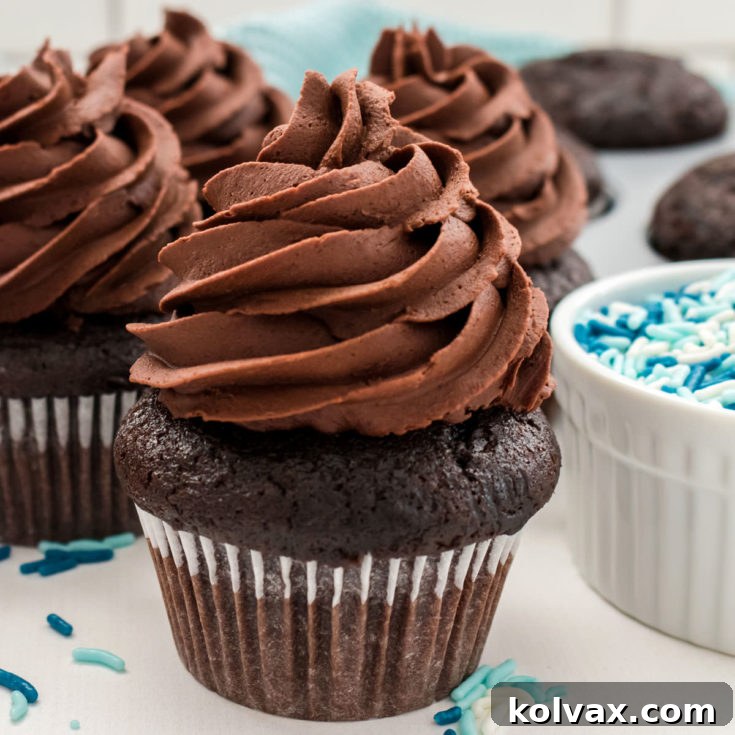 Homemade Chocolate Cupcakes