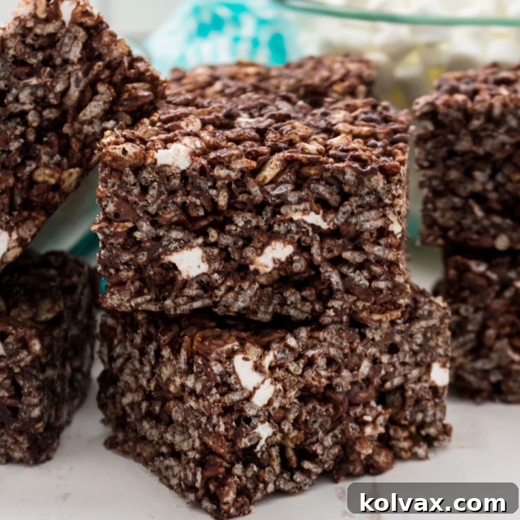 Chocolate Rice Krispie Treats