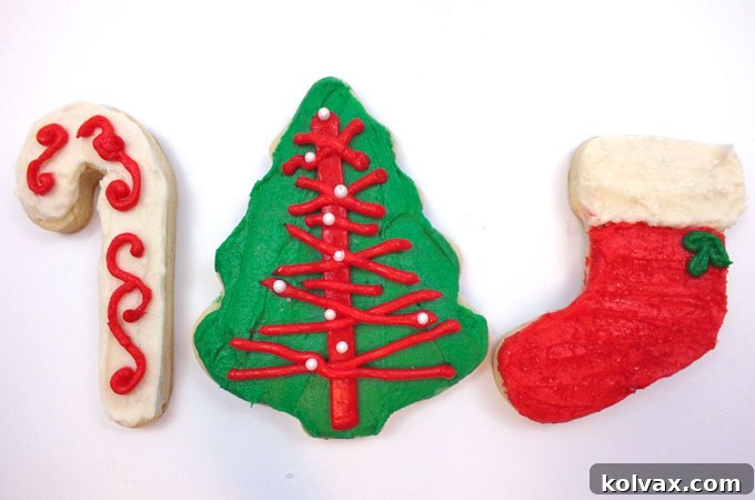 Family decorating festive Christmas cookies with vibrant frosting and sprinkles, a beloved holiday tradition