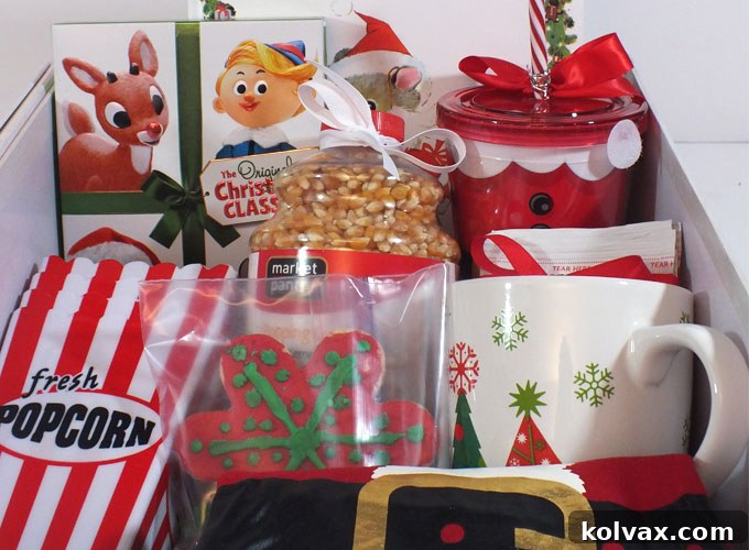 Cozy Christmas Eve-Eve Family Night with hot chocolate and movies