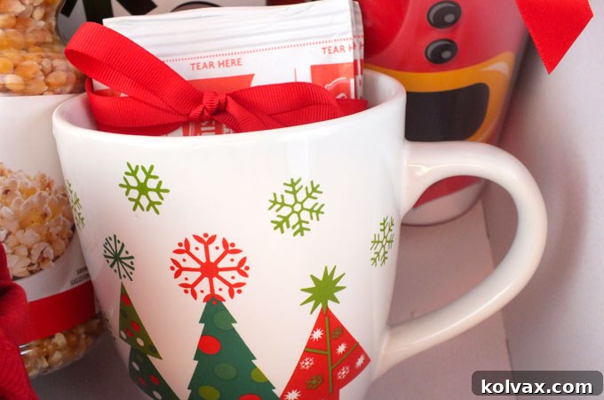 Warm hot chocolate for Christmas Eve-Eve Family Night