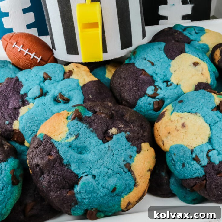 Carolina Panthers Chocolate Chip Cookies