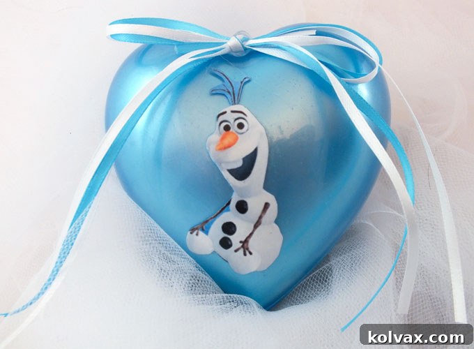 Warmth for the Winter Heart 15 Olaf themed 'A Kiss for Your Frozen Heart' craft