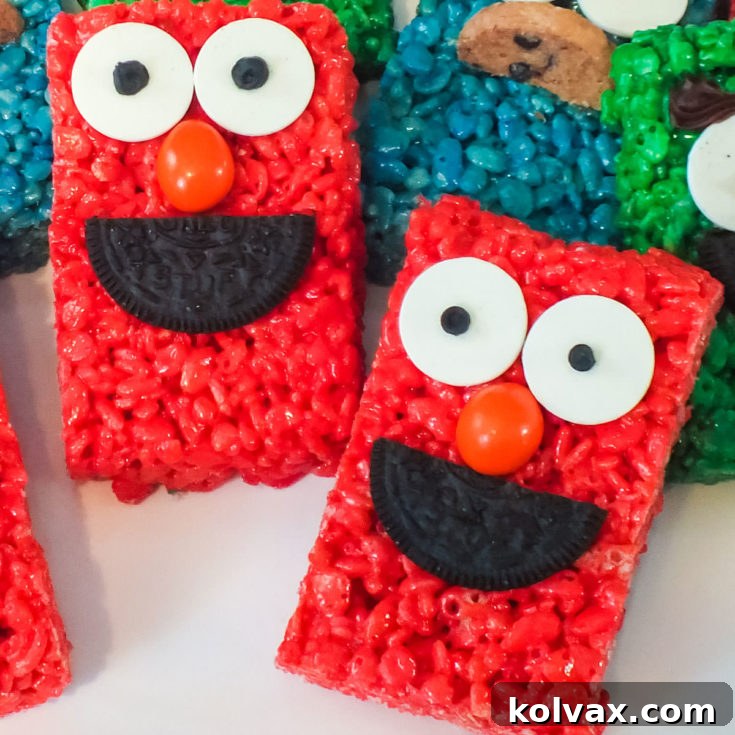 Elmo Rice Krispie Treats