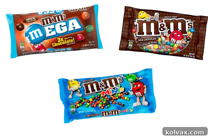Bags of M&M's