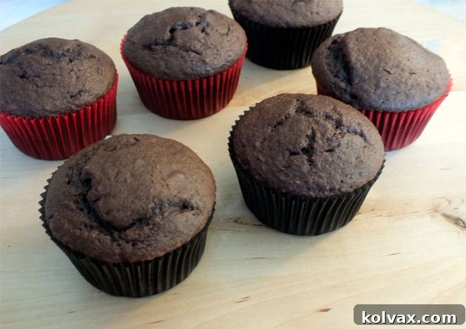 Chocolate Cupcakes for our M&M Mickey Cupcakes