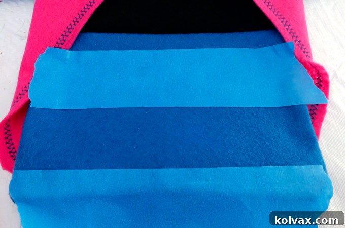 Preparing the Anna Party Favor Bag for painting