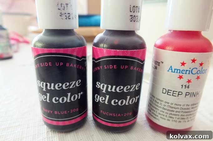 Food Coloring for Anna's DIY Glitter Slime