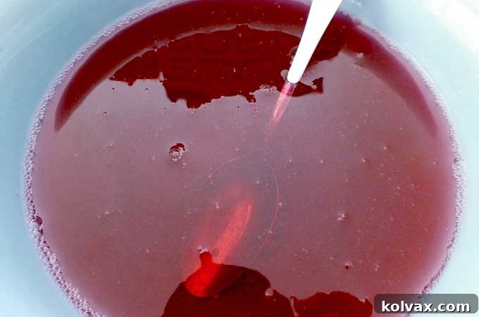 Colored glue & water mixture