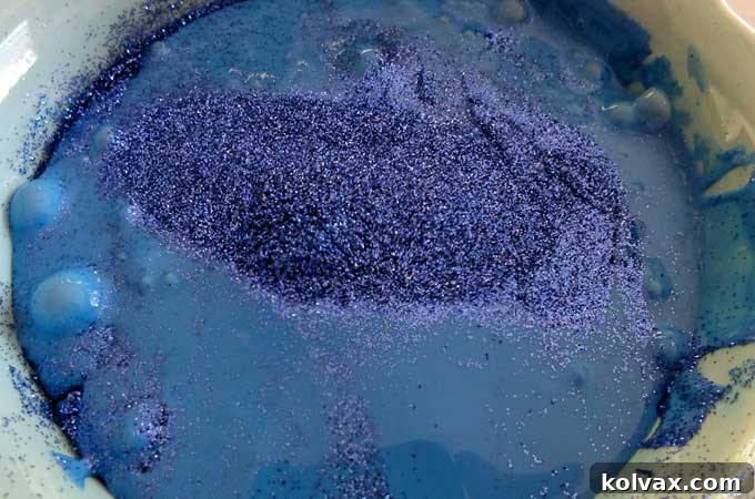 Add Extra Fine Glitter to the slime