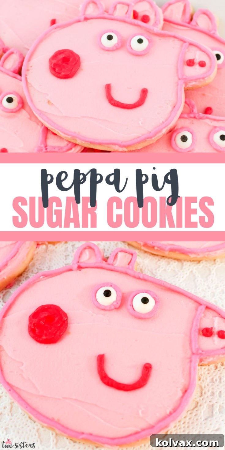 Peppa Pig Cookies for a party