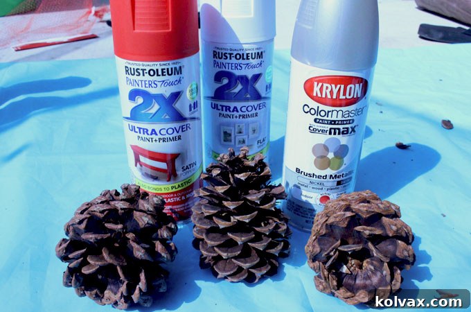 Essential Supplies for Creating Beautiful DIY Painted Pine Cones