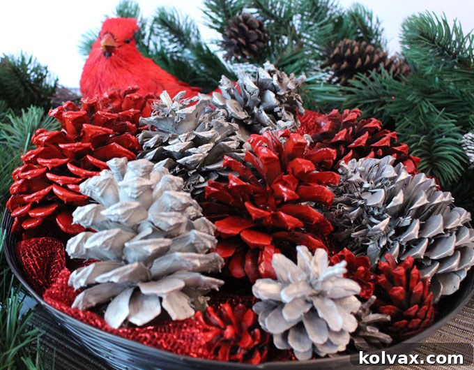 DIY Painted Pine Cones: A Perfect, Unique Handmade Christmas Gift Idea