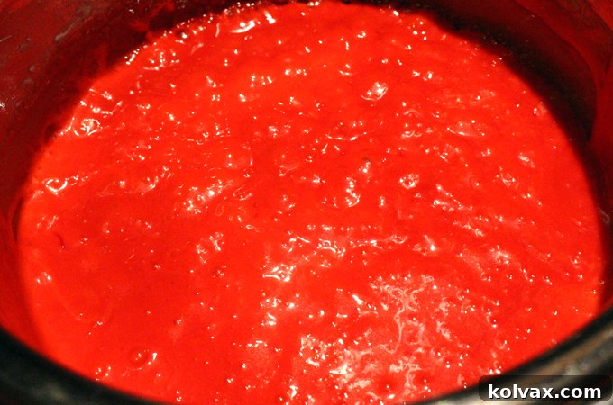 Red Marshmallow Mixture for Kansas City Chiefs Rice Krispie Treats