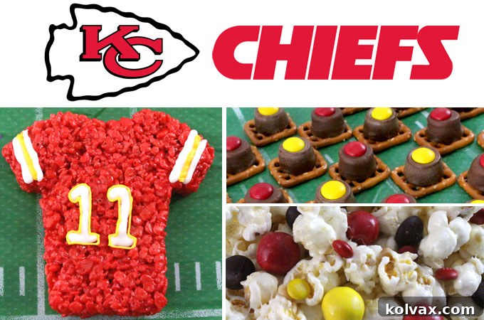 Elevate your Kansas City Chiefs Game Day with a spread of delicious, team-themed treats, perfect for any football celebration from tailgates to Super Bowl parties.