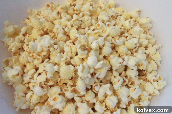 Freshly Popped Popcorn for the Ultimate Game Day Snack